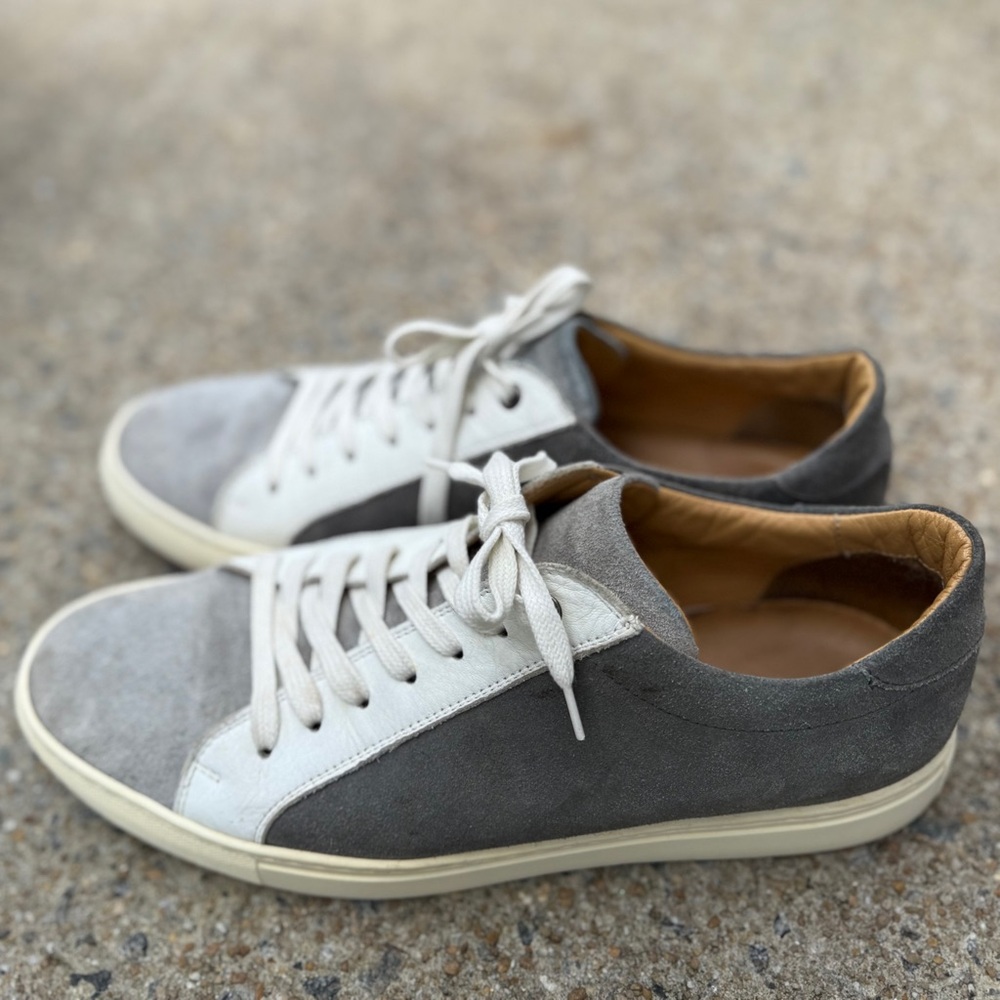 Suitsupply Men's Gray and White Casual Sneakers - Size 44 - Picture 2 of 16